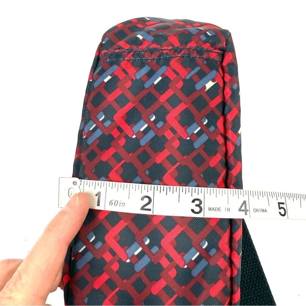 Kipling Sabian Crossbody Bag Nigeria Black Red‎ Nylon Purse Handbag